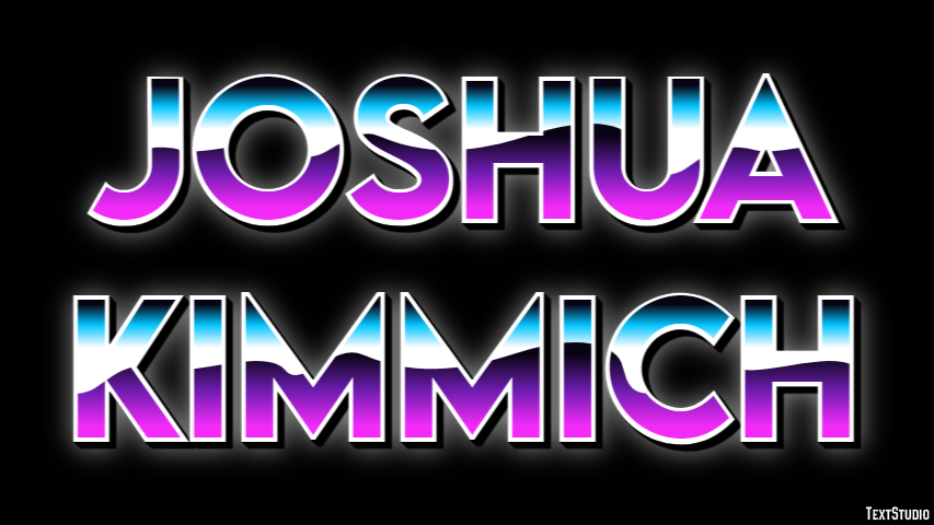 Joshua Kimmich Efeito de texto
