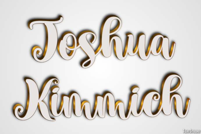 Joshua Kimmich Effetto testo