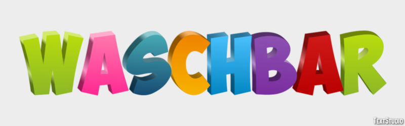 Waschbär Tekst effect
