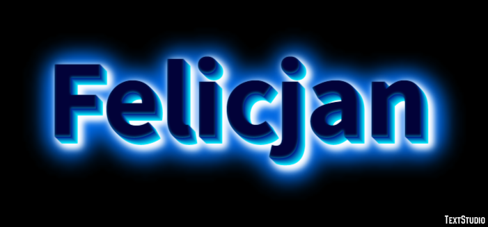 Felicjan Effetto testo