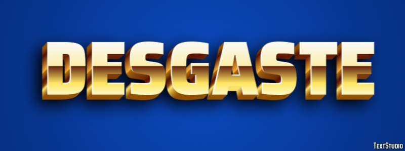 Desgaste Effetto testo