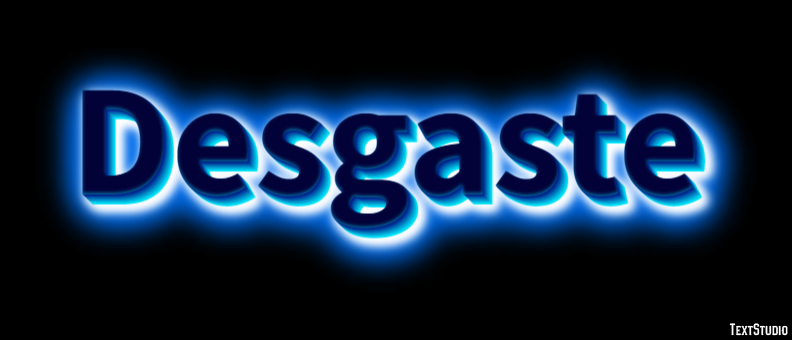 Desgaste Effetto testo