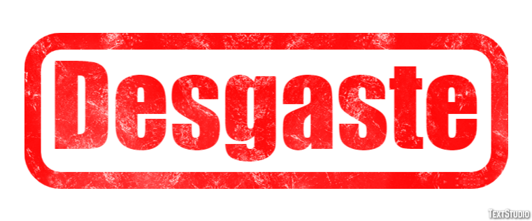 Desgaste Effetto testo
