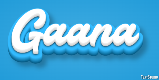 Gaana Texteffekt