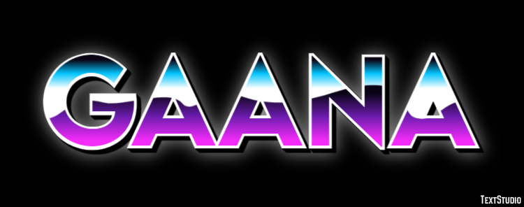 Gaana Efecto de texto