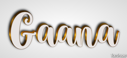 Gaana Texteffekt
