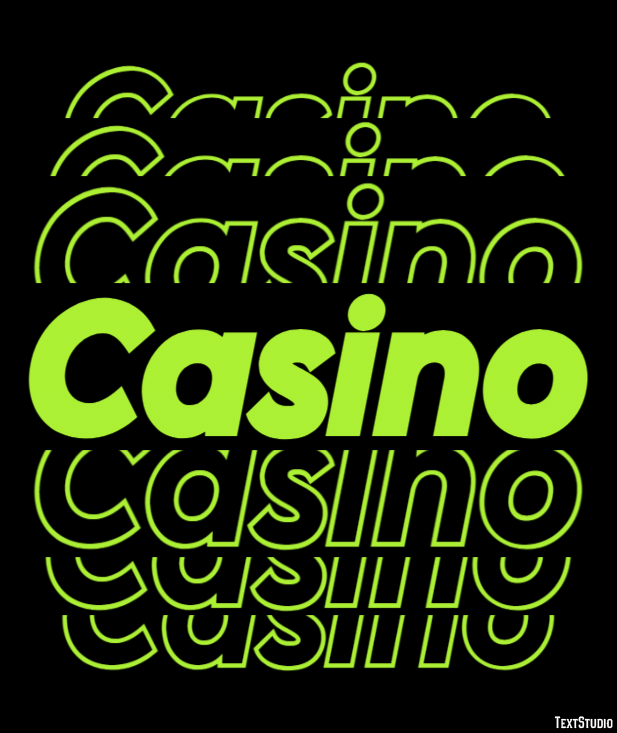 Casino Texteffekt