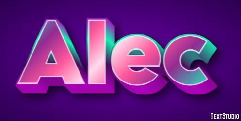 Alec Text Effect