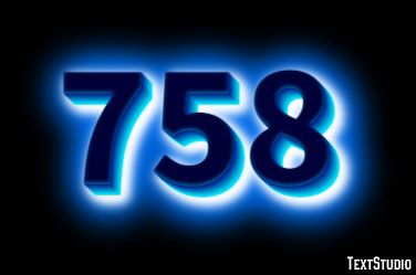 758 Metin efekti