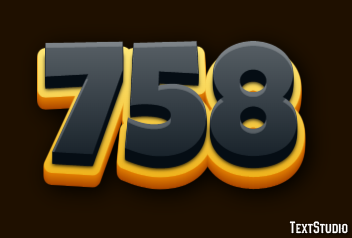 758 Text Effect