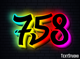 758 Metin efekti