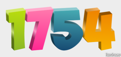 1754 Efeito de texto