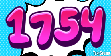 1754 Texteffekt