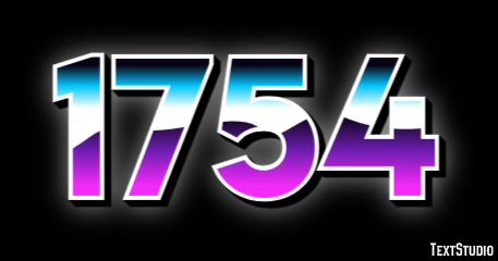 1754 Texteffekt