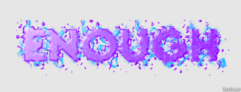 Enough Effet de Texte