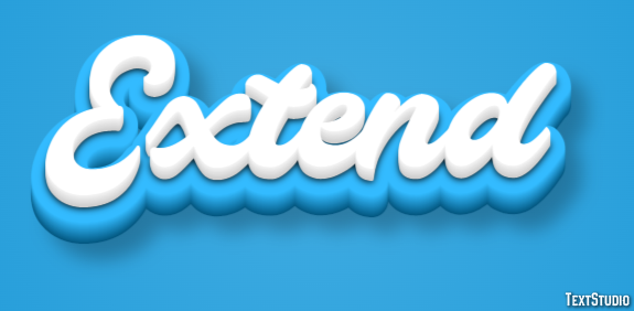 Extend Efecto de Texto