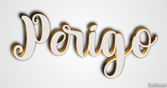 Perigo Efeito do texto