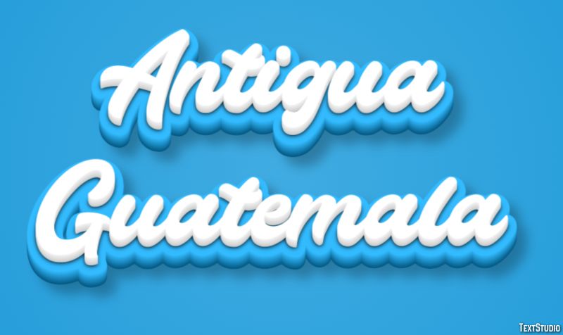 Antigua Guatemala Effetto testo