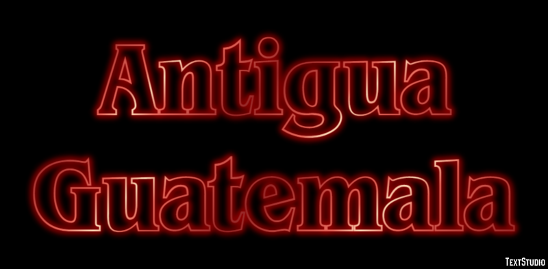 Antigua Guatemala Effetto testo