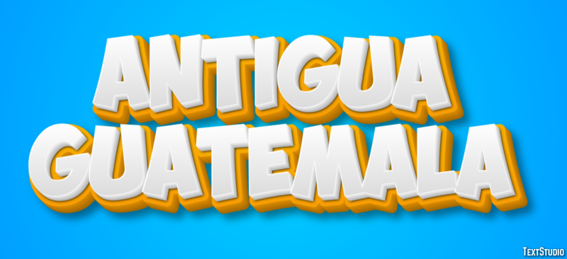 Antigua Guatemala Effetto testo