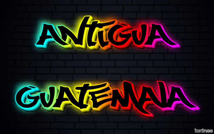 Antigua Guatemala Effetto testo