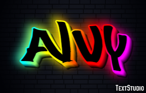 Alvy Эффект текста