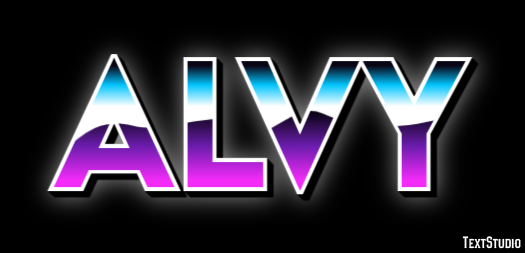 Alvy Эффект текста