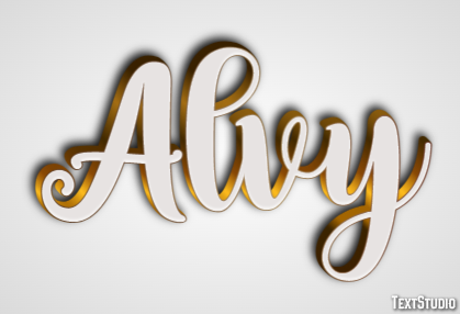 Alvy Text Effect