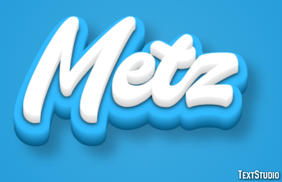 Metz Texteffekt