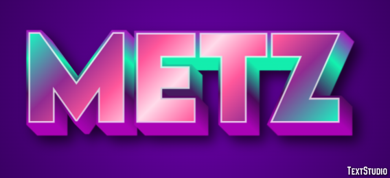 Metz Texteffekt