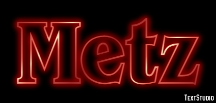 Metz Texteffekt