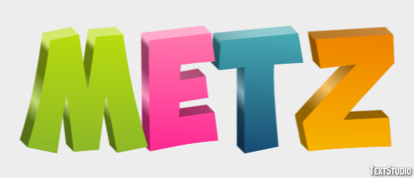 Metz Texteffekt