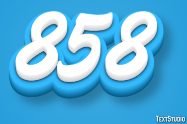 858 Efecto de Texto