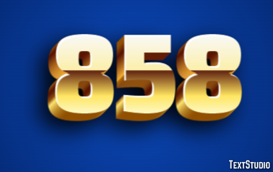 858 Efeito de texto