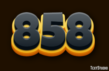 858 Efeito de texto