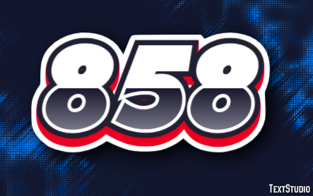 858 Efecto de Texto