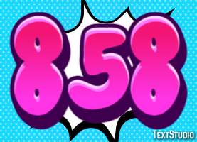 858 Efecto de Texto