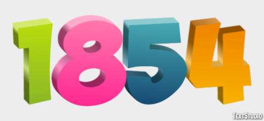 1854 Effetto testo