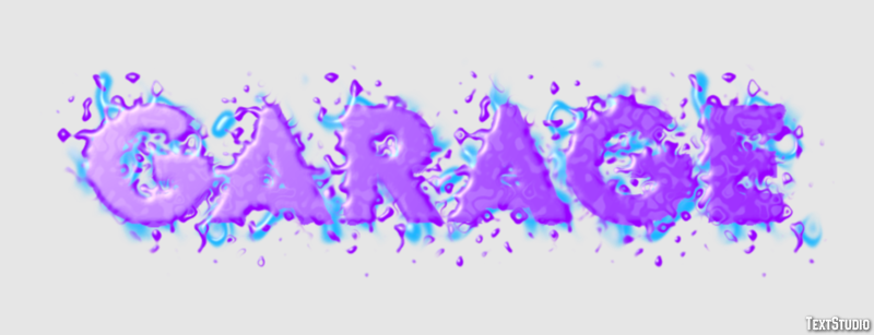 Garage Effet de Texte