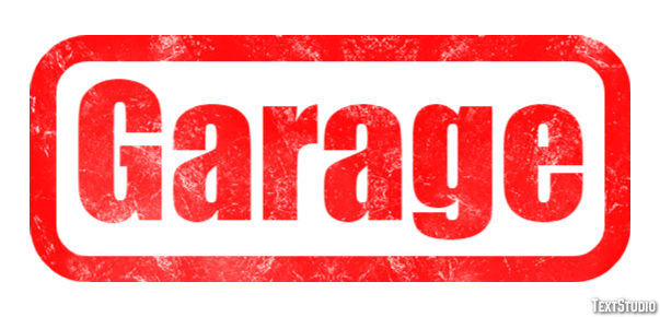 Garage Эффект текста