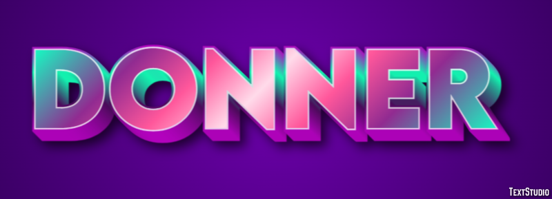 Donner Text Effect