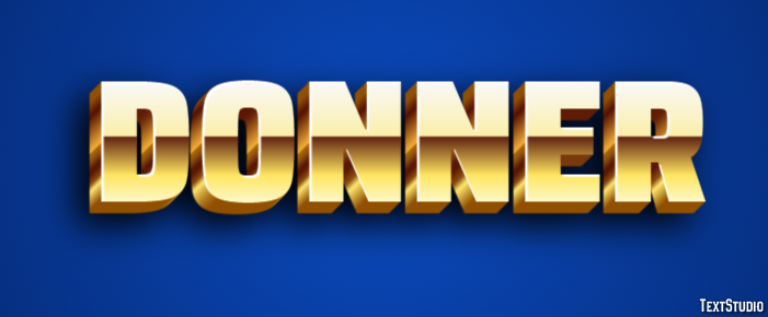 Donner Text Effect
