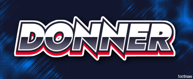 Donner Text Effect