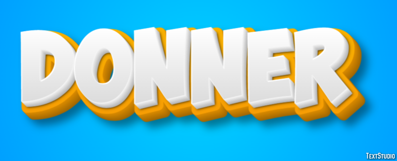 Donner Text Effect