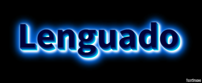 Lenguado Текстовый эффект