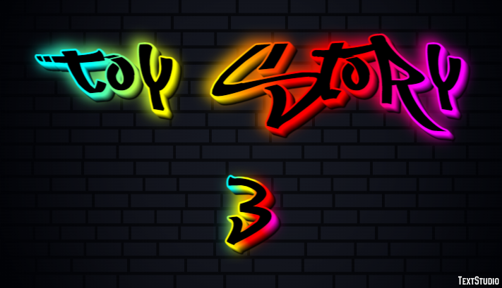 Toy Story 3 Efekt tekstowy