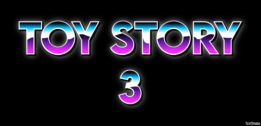 Toy Story 3 Text effect