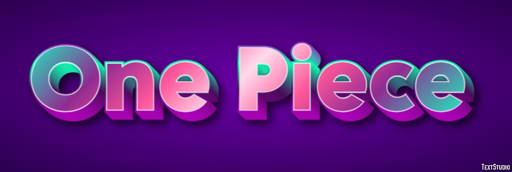 One Piece Texteffekt