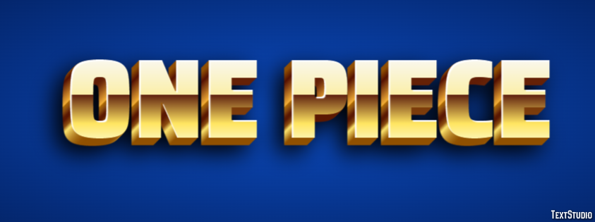One Piece Effet de Texte