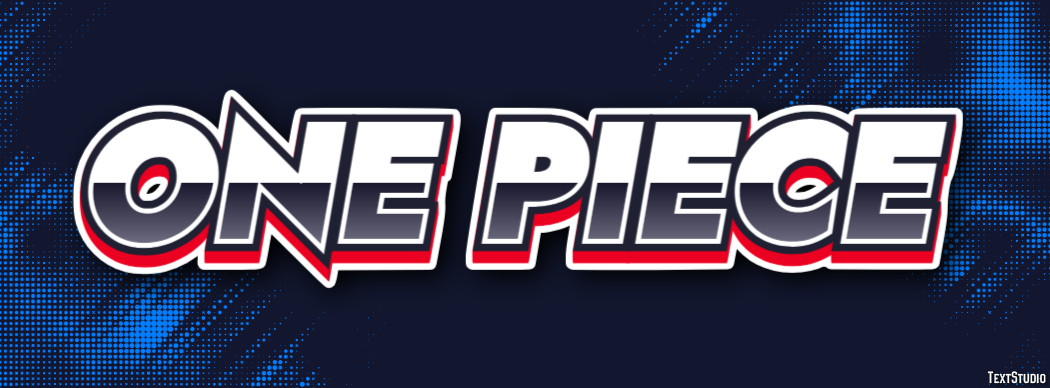 One Piece Text effect